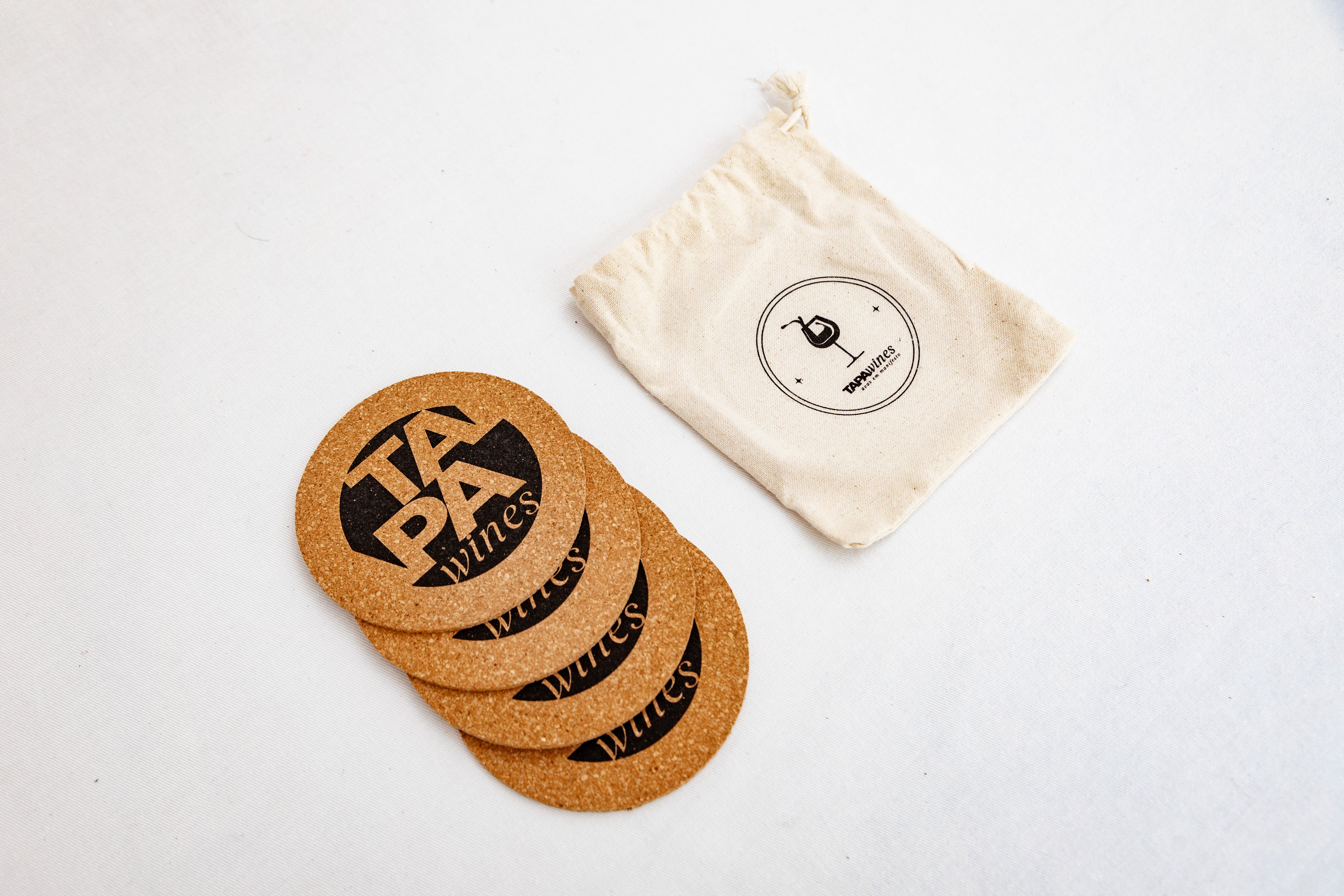 Base para Copos de Cortiça